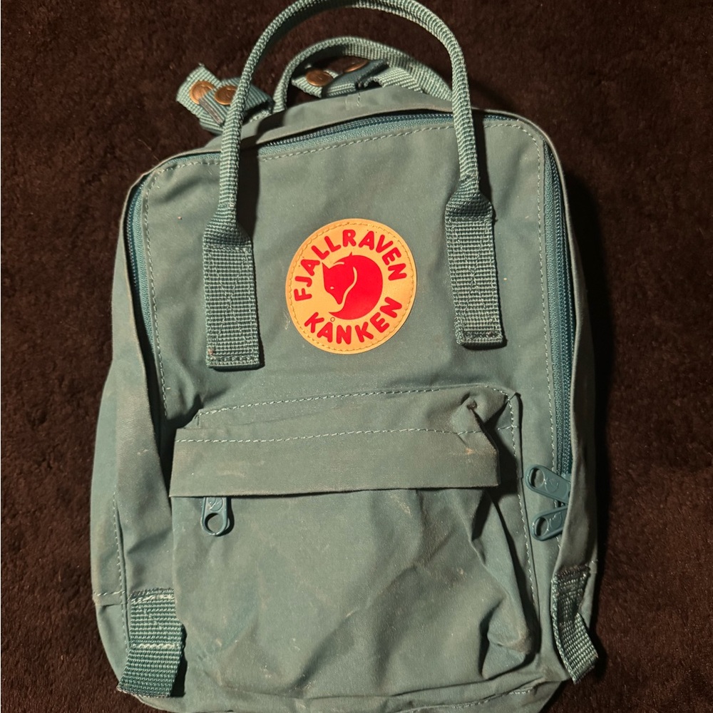 Fjallraven Kanken mini Backpack frost green